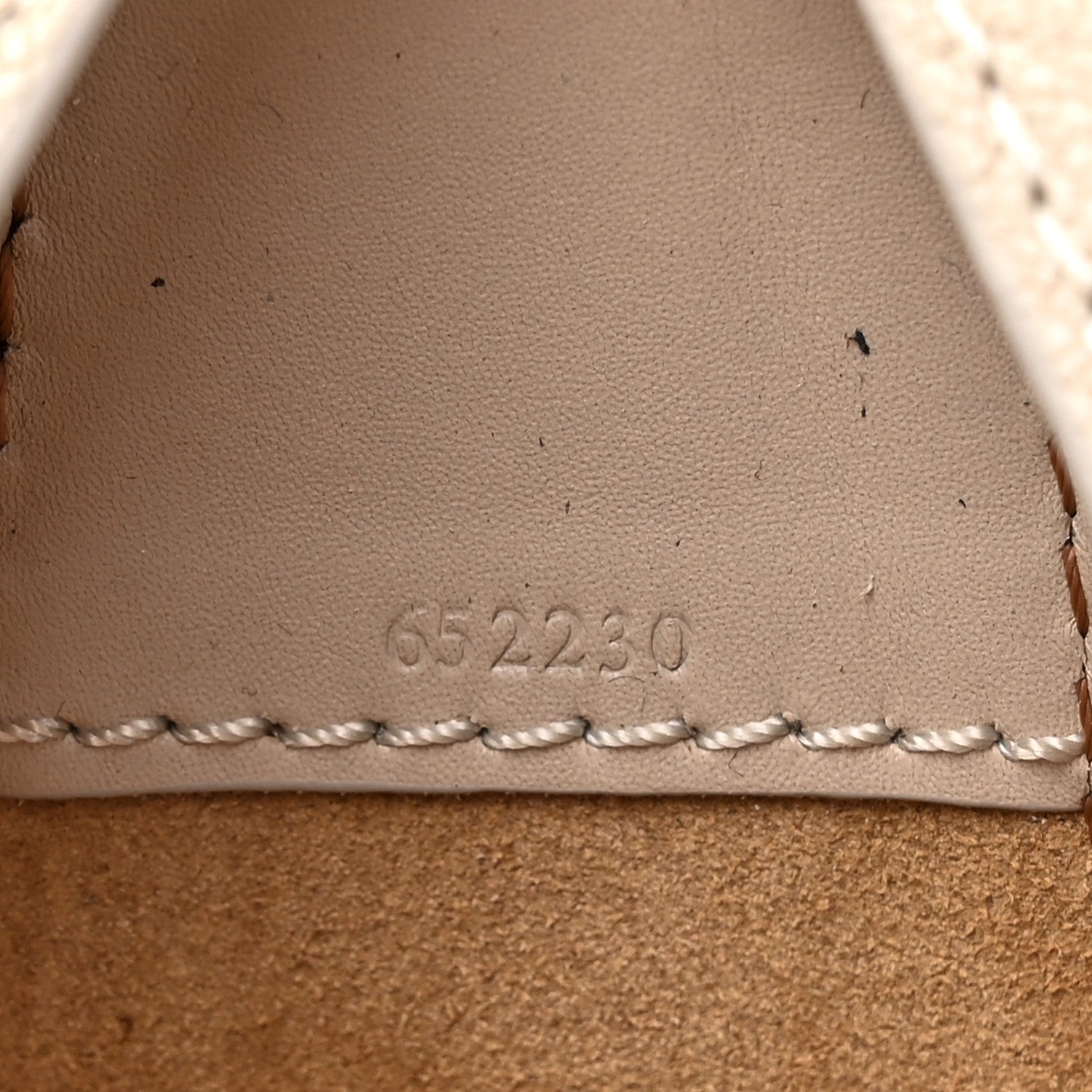 Loewe Satin Calfskin Jacquard Small Luna Bag Oat 7 of 11