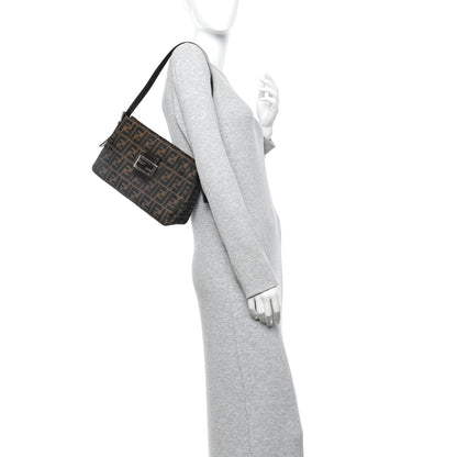 Fendi Zucca Baguette Shoulder Bag Tobacco 2 of 12