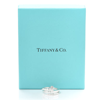 Tiffany Sterling Silver T Square Wrap Ring 49 4.75 5 of 5