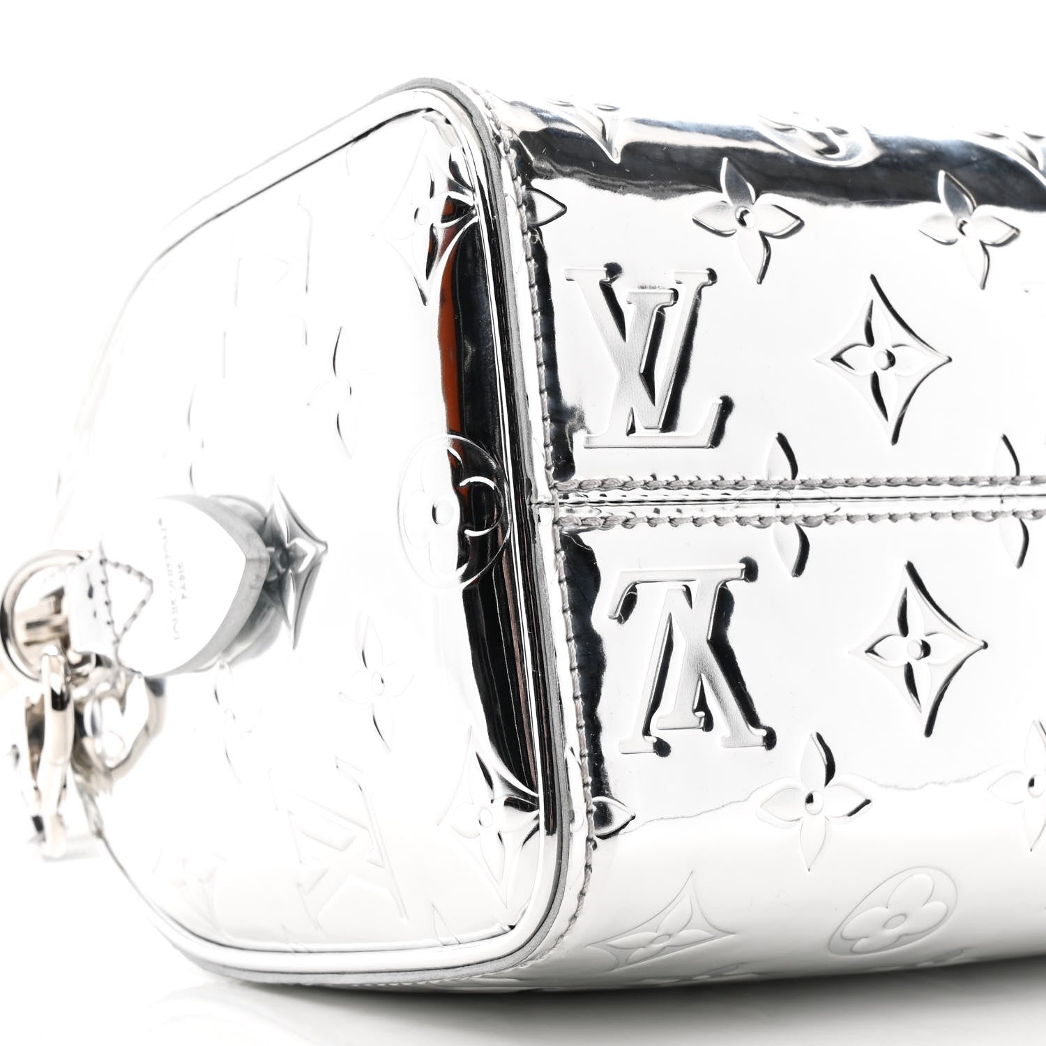 Louis Vuitton Monogram Miroir Speedy Bandouliere 20 Silver 8 of 9