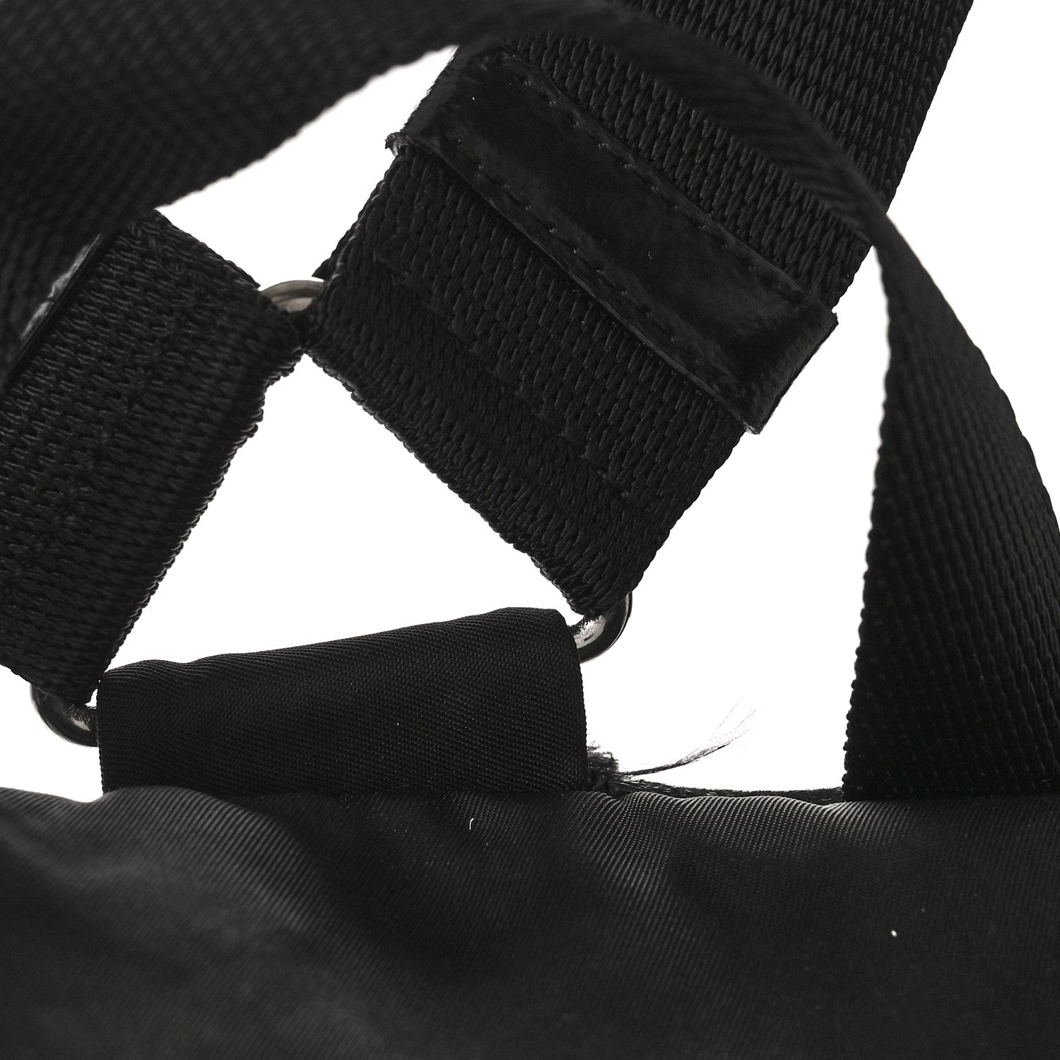 Prada Tessuto Nylon Vela Medium Backpack Black 10 of 13