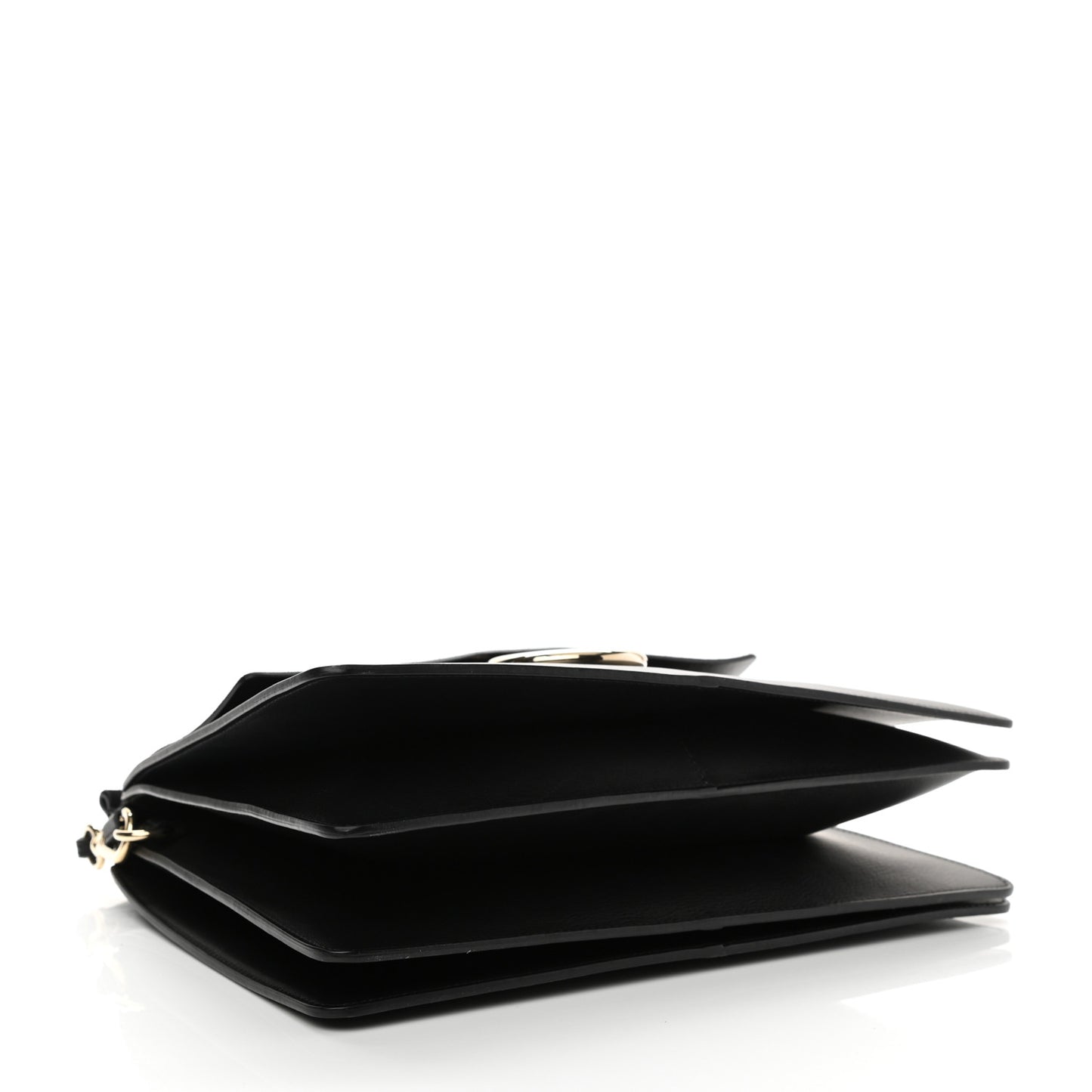 Suede Calfskin Medium Faye Shoulder Bag Black
