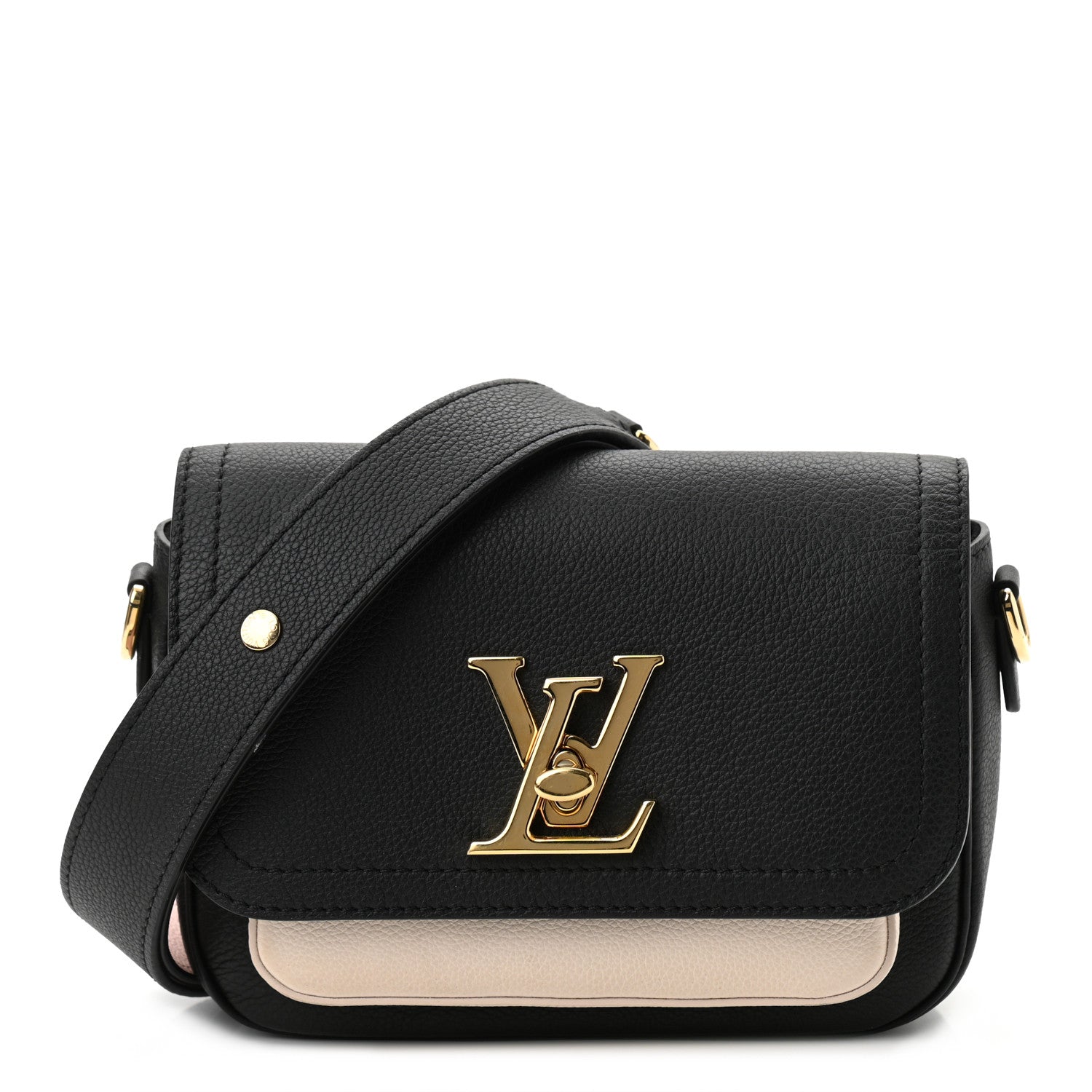 Louis Vuitton Grained Calfskin Lockme Tender Black 1 of 9
