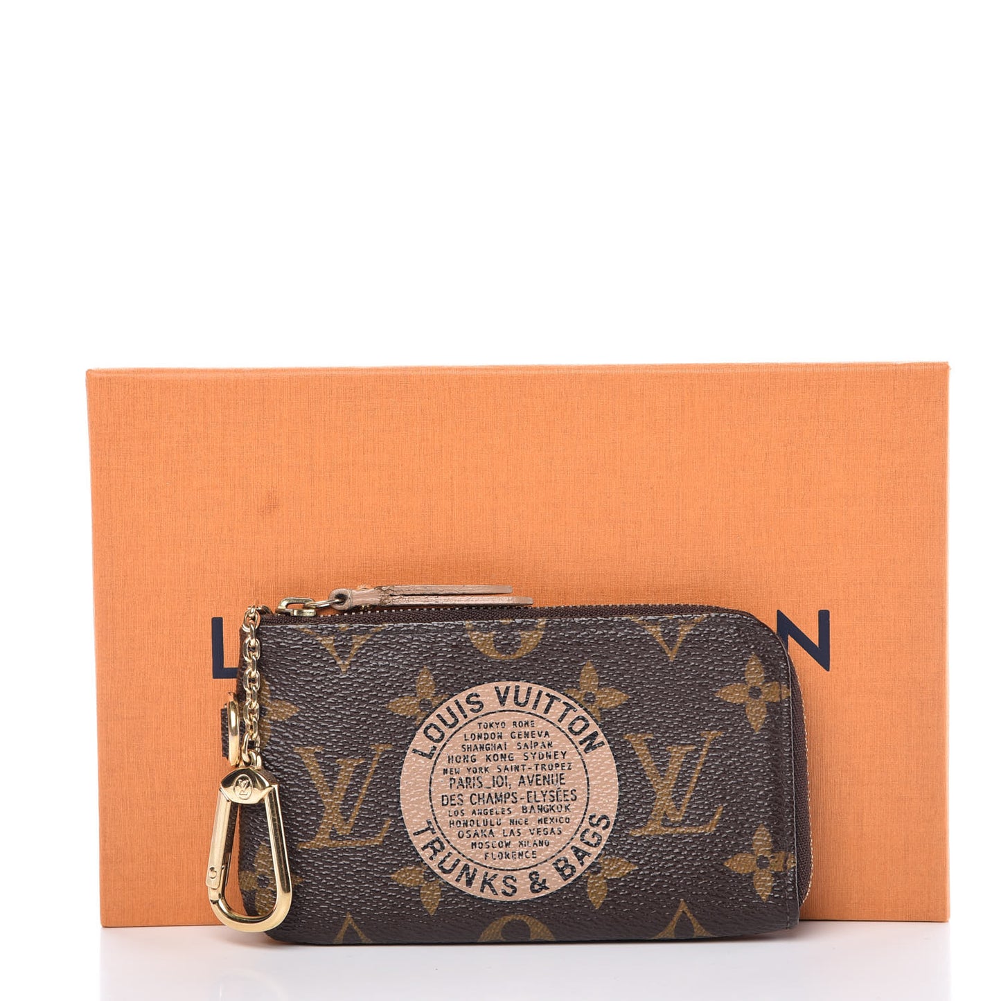Monogram Complice Trunks and Bags Key Pouch Beige