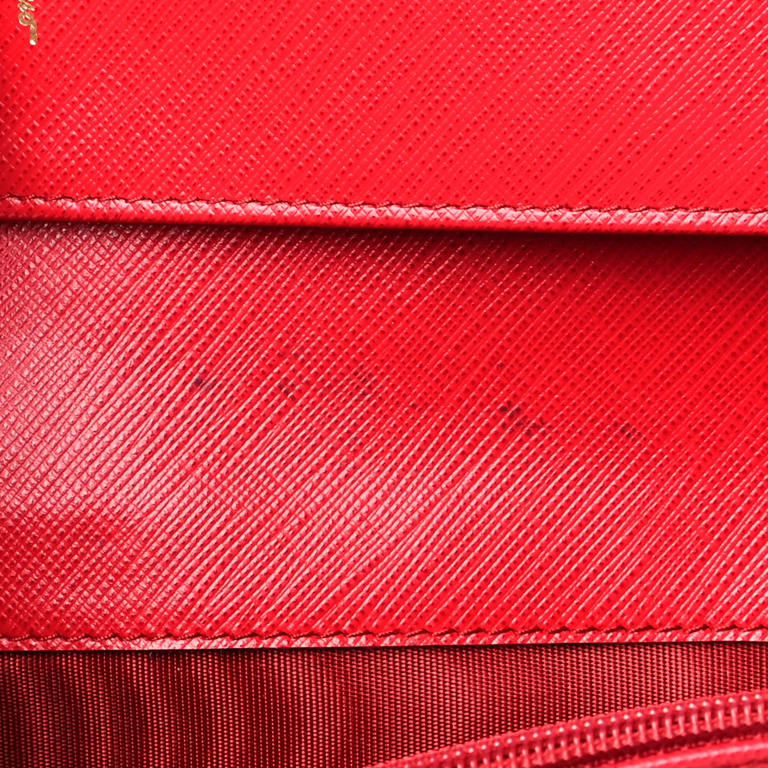 Salvatore Ferragamo Printed Calfskin Vara Bow Continental Wallet Red 10 of 13