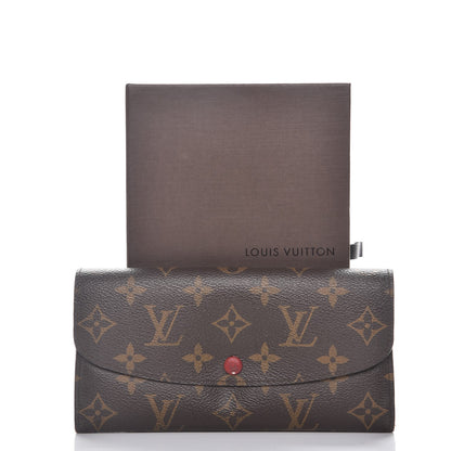 Louis Vuitton Monogram Emilie Wallet Red 10 of 10
