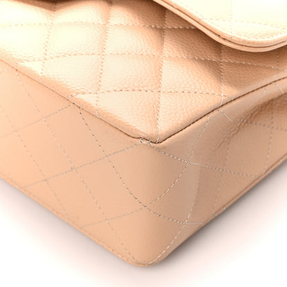 Chanel Caviar Quilted Small Double Flap Beige 11 of 11