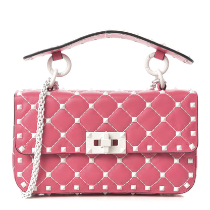 Valentino Garavani Lambskin Small Free Rockstud Spike Shoulder Bag Shadow Pink 1 of 8