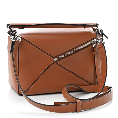 Loewe Calfskin Small Puzzle Bag Tan 2 of 4