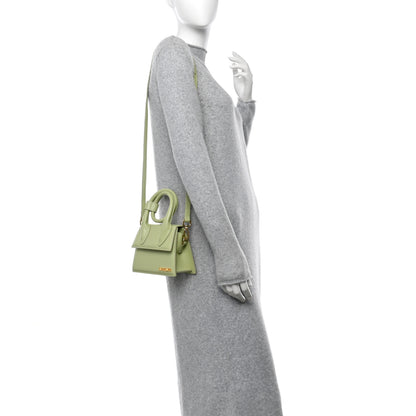 Jacquemus Smooth Calfskin Le Chiquito Noeud Light Green 2 of 9