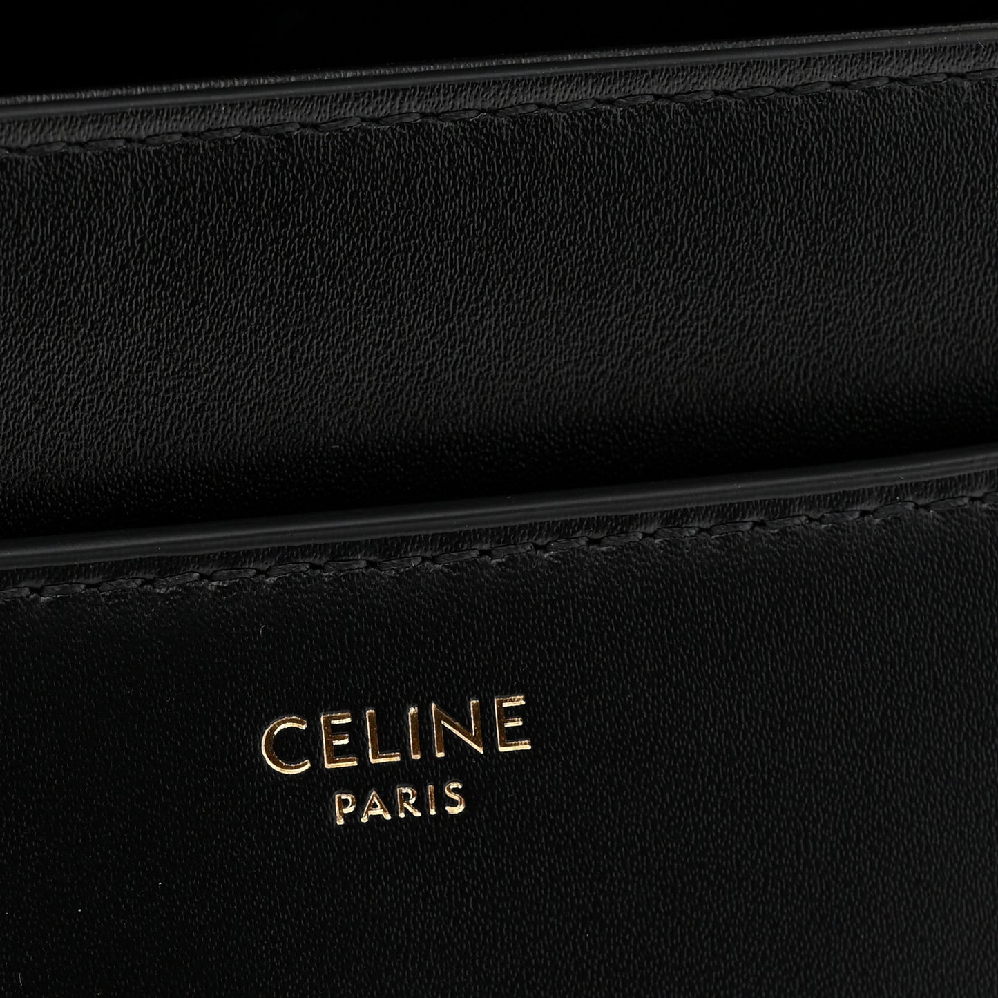 Satinated Calfskin Small 16 Top Handle Bag Black
