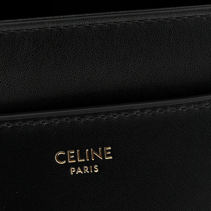Celine Satinated Calfskin Small 16 Top Handle Bag Black 6 of 10