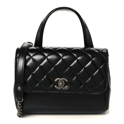 Chanel Glazed Calfskin Pilot Essentials Flap Black 1 of 13