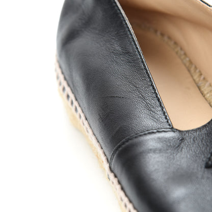 Chanel Lambskin CC Espadrilles 39 Black 11 of 13