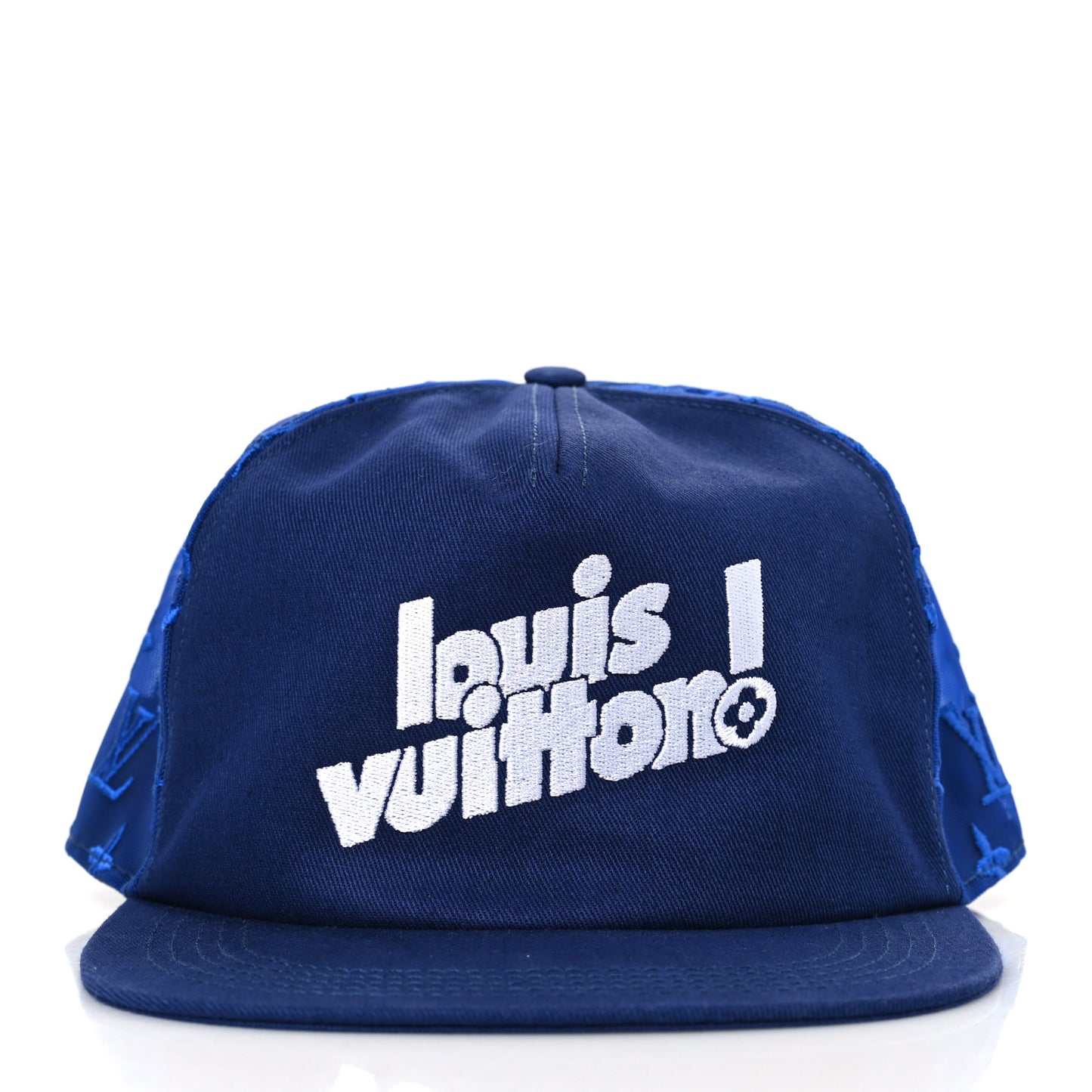 Mesh Embroidered Everyday LV Cap 60 Blue