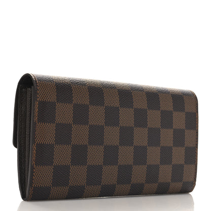 Louis Vuitton Damier Ebene Sarah Wallet 3 of 7