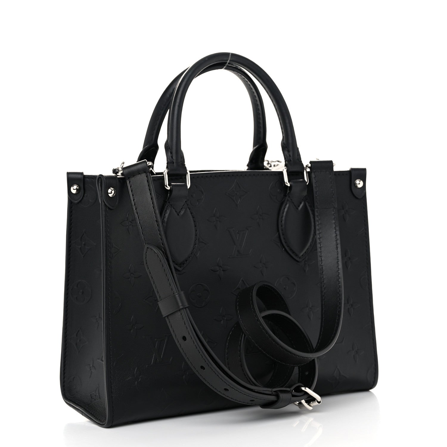 Louis Vuitton Calfskin Monogram Bold Onthego PM Black 3 of 12