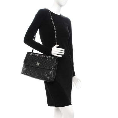 Chanel Calfskin Quilted In The Business Flap Bag Black 2 of 8