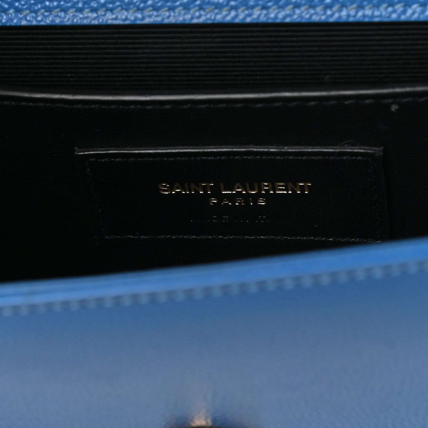 Grain De Poudre Small Classic Monogram Kate Satchel Blue Clair