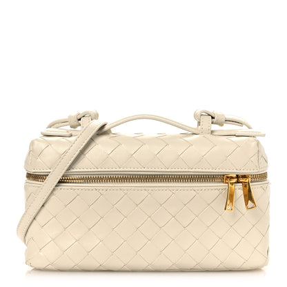 Bottega Veneta Calfskin Intrecciato Bang Bang Vanity Case Sea Salt 1 of 10
