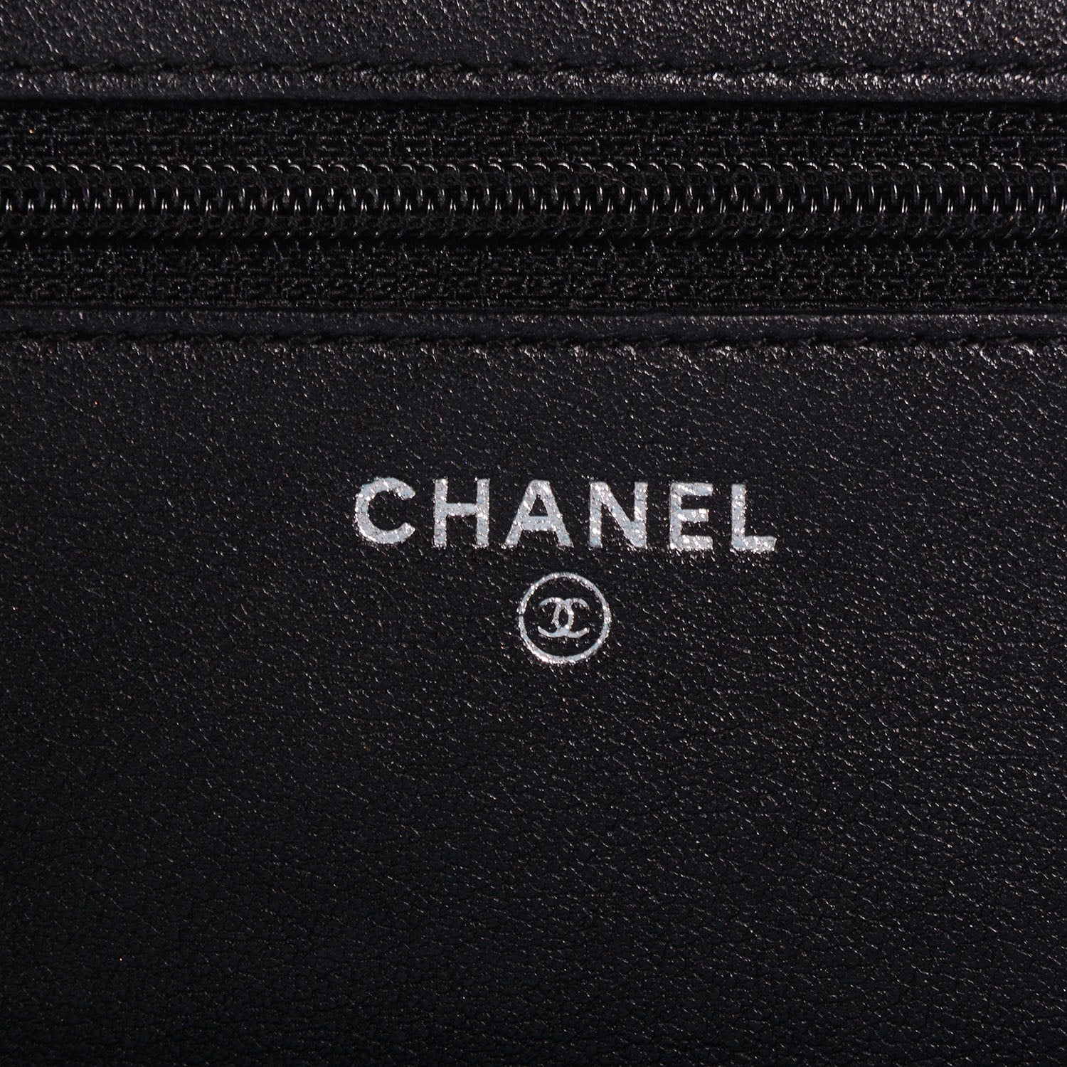 Chanel Caviar Sevruga Wallet On Chain WOC Black 6 of 8