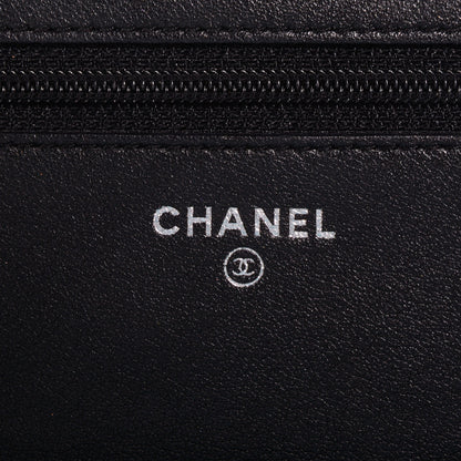Chanel Caviar Sevruga Wallet On Chain WOC Black 6 of 8