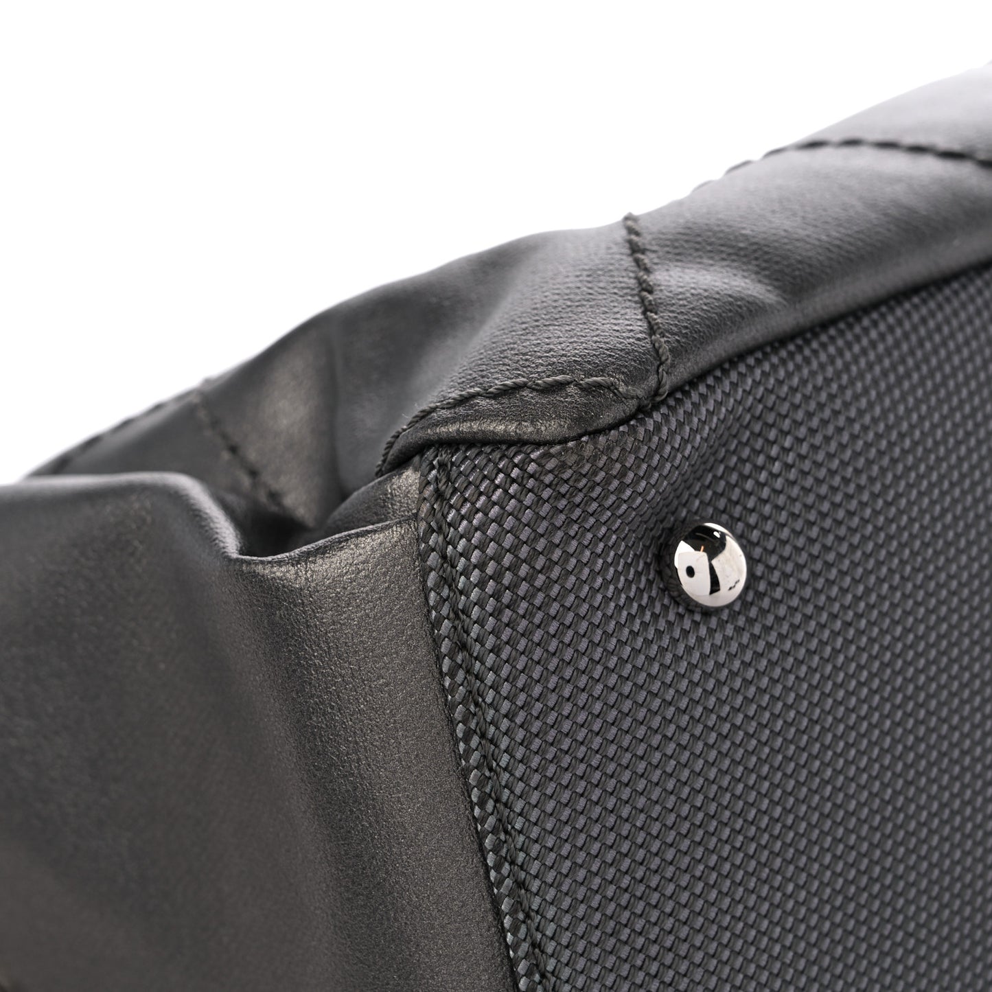 Coated Canvas Paris Biarritz Hobo Silver