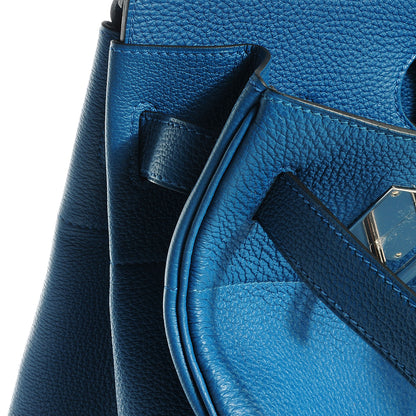 Hermes Togo HAC Birkin 40 Bleu de Galice 5 of 23
