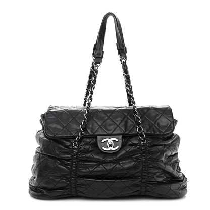 Chanel Lambskin Quilted Sharpei Flap Black 1 of 9