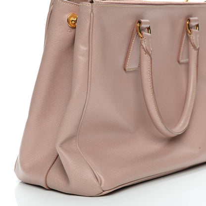 Prada Saffiano Medium Galleria Double Zip Tote Cammeo 9 of 9
