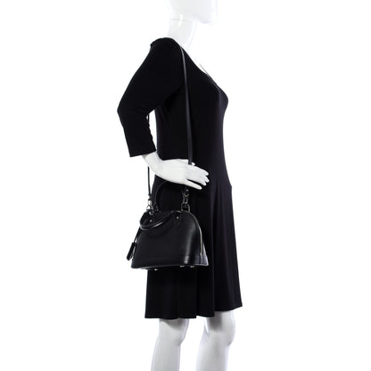 Louis Vuitton Epi Alma BB Black 2 of 17