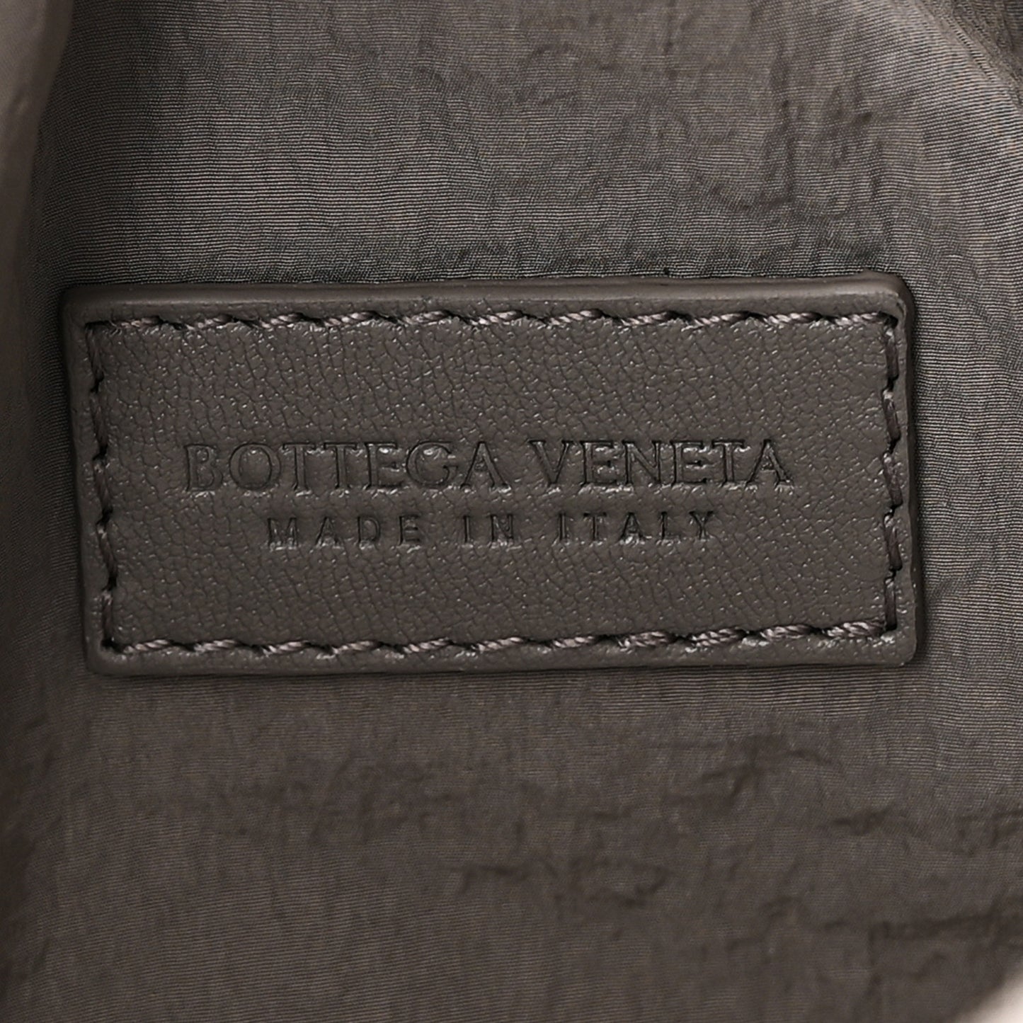 Nappa Intrecciato Dustbag Notte Shoulder Bag Basalt