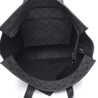 Louis Vuitton Monogram Eclipse Cabas Zippe GM Black 4 of 8