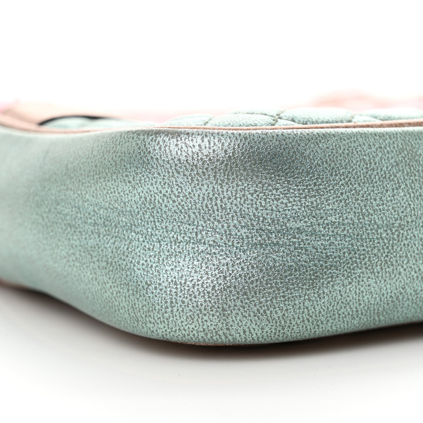 Laminated Nappa Trapuntata Small Zumi Shoulder Bag Rosa