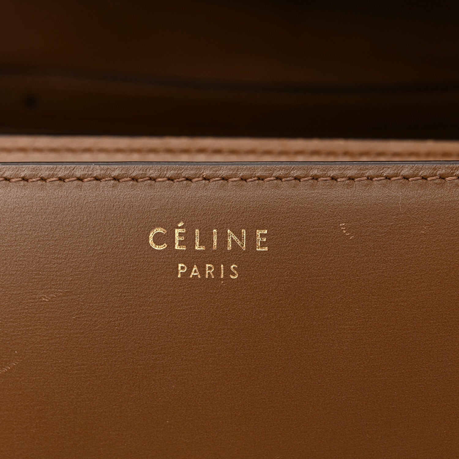 Celine Smooth Calfskin Medium Classic Box Flap Bag Camel 7 of 18