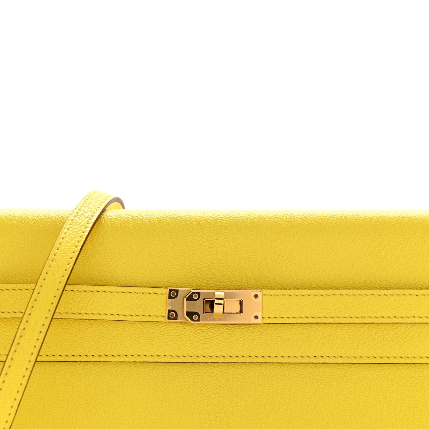 Chevre Mysore Kelly Wallet To Go Jaune Citron