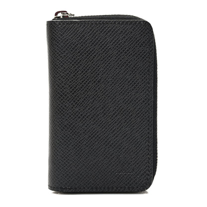 Louis Vuitton Taiga Zippy Coin Purse Vertical Black 1 of 6