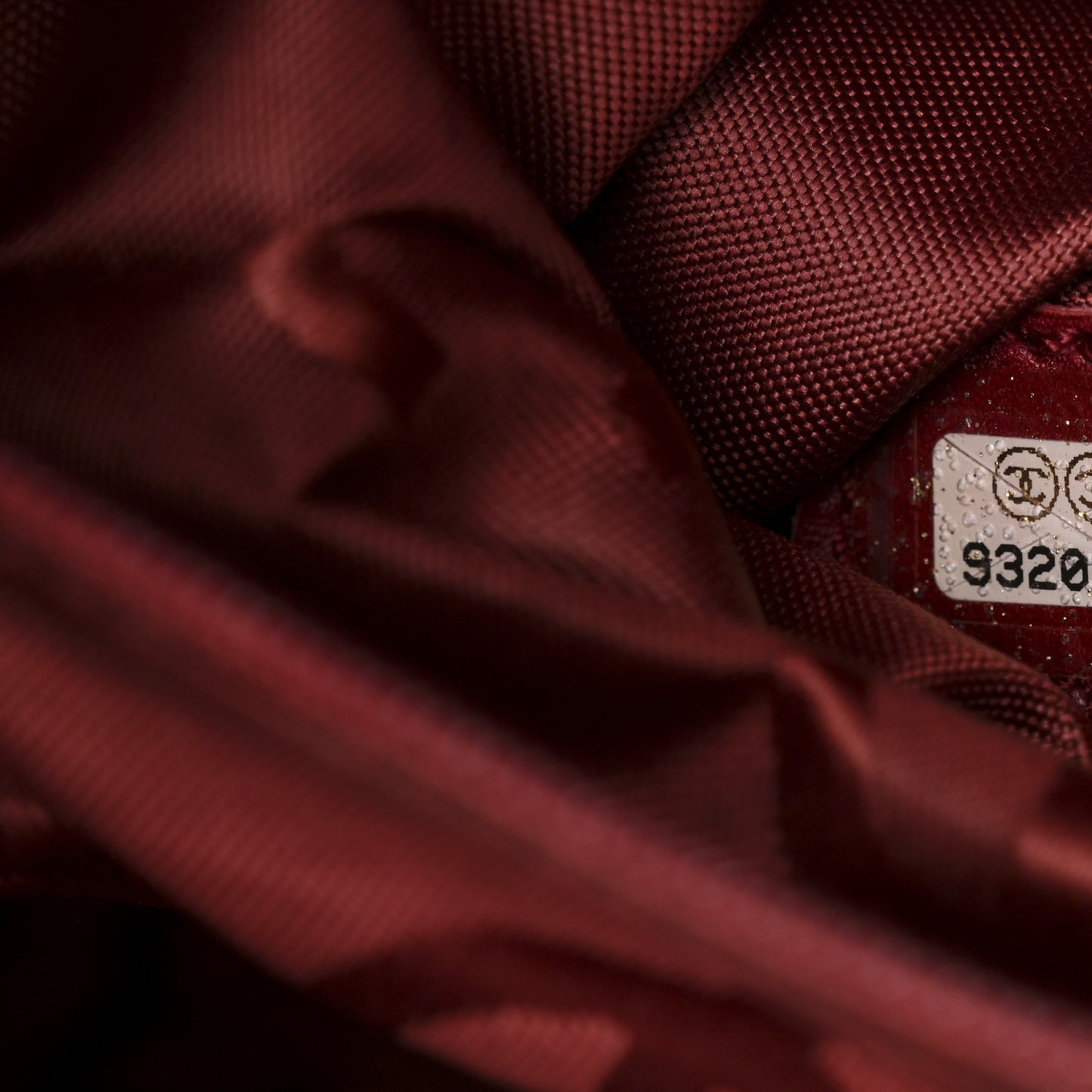 Caviar CC Stitched Tote Red