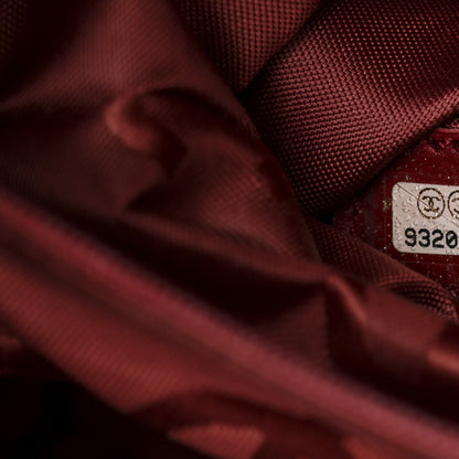 Chanel Caviar CC Stitched Tote Red 7 of 10