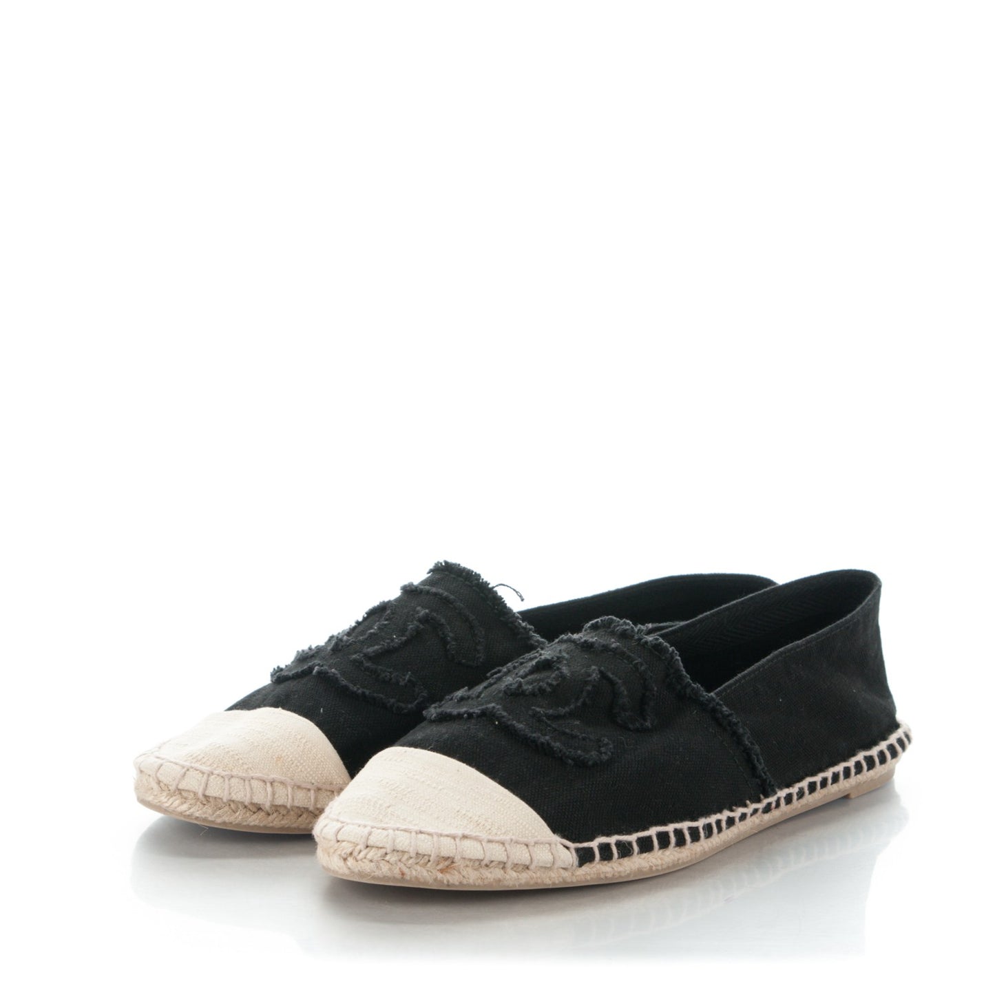 Canvas CC Espadrilles 40 Black Beige