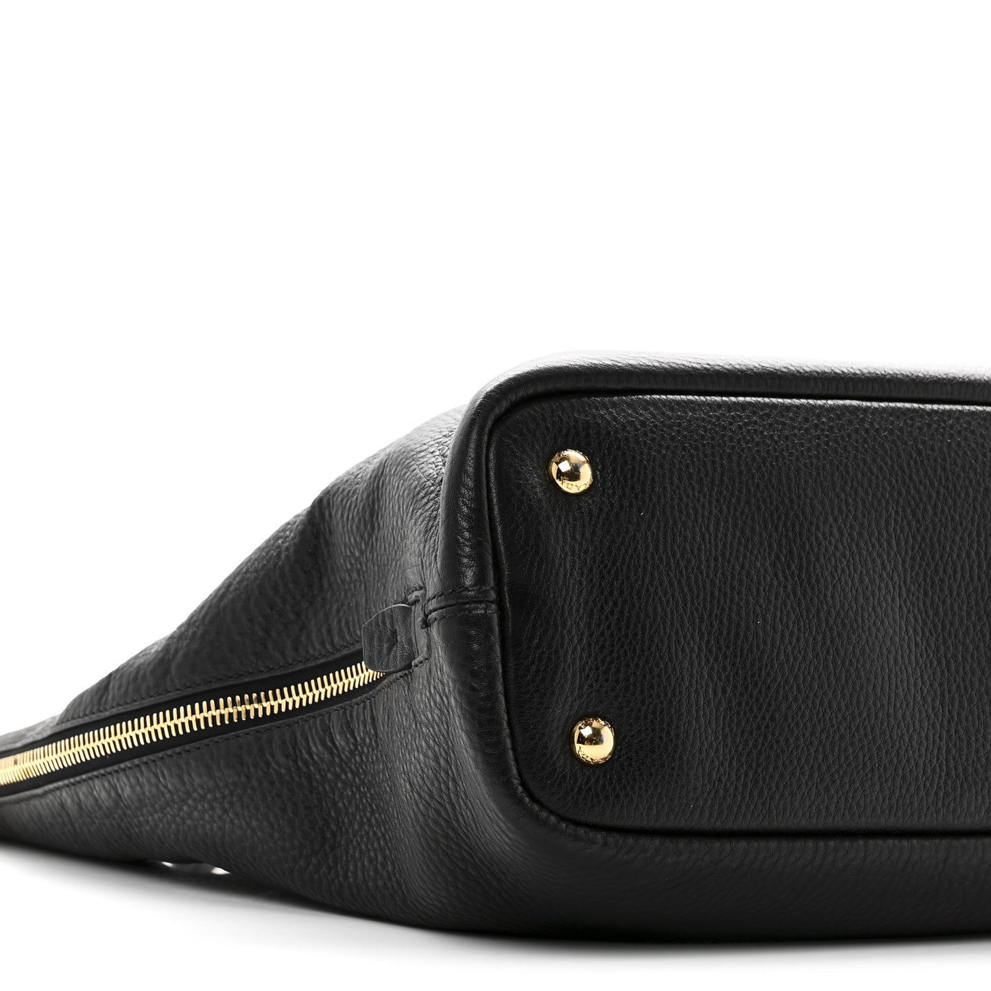 Vitello Daino Side Pocket Tote Black