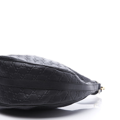 Gucci Guccissima Medium GG Twins Hobo Black 6 of 10