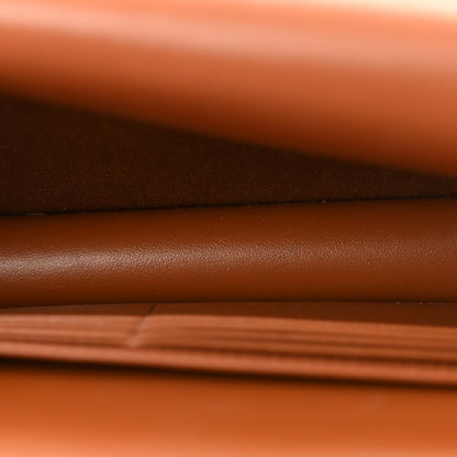 Celine Triomphe Canvas Lambskin Wallet On Strap Tan 5 of 12