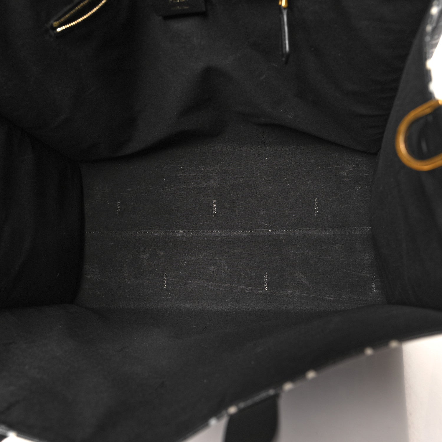 Fendi X JOSHUA VIDES Coated Canvas FF Cloudy Shopping Tote White Celeste Black 5 of 12