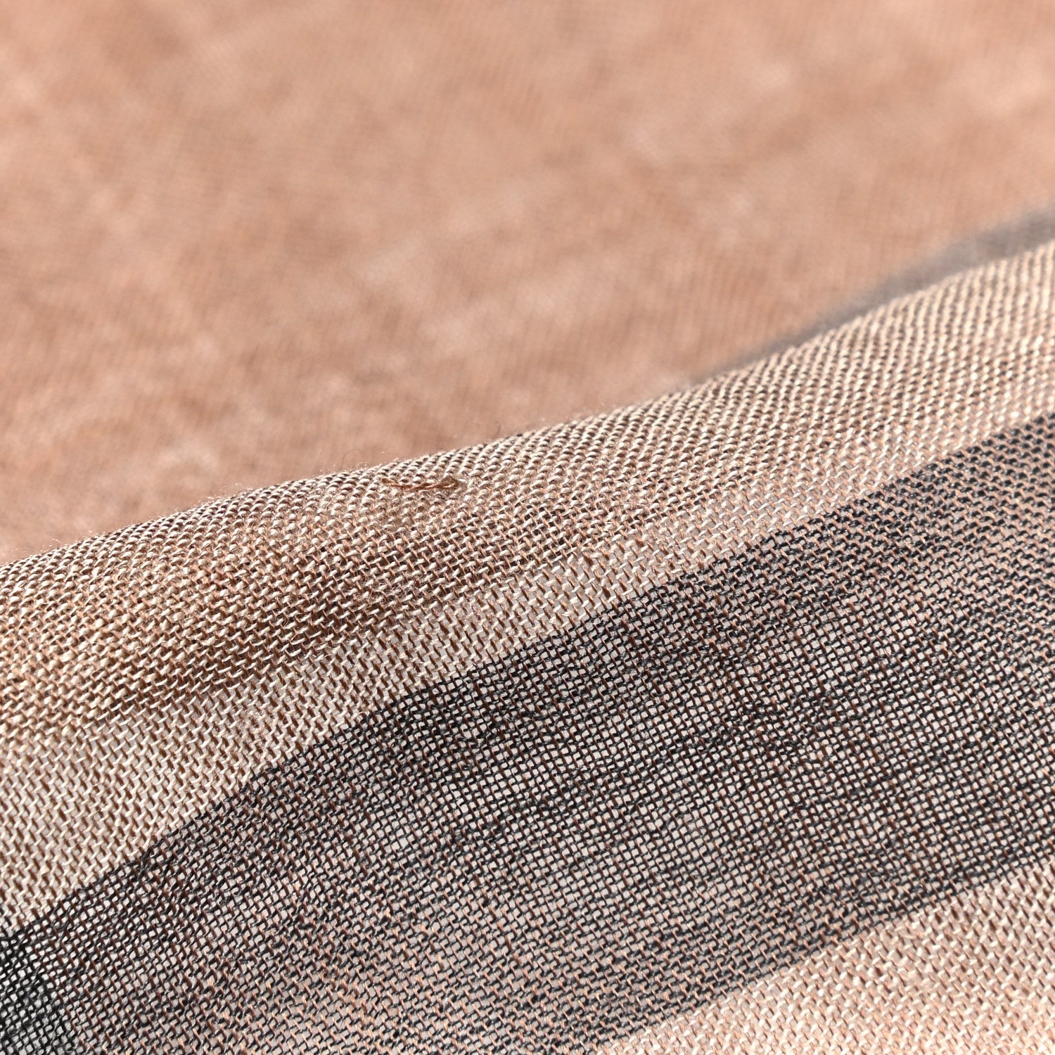 Burberry Wool Silk Gauze Ombre Giant Check Scarf Trench 6 of 6