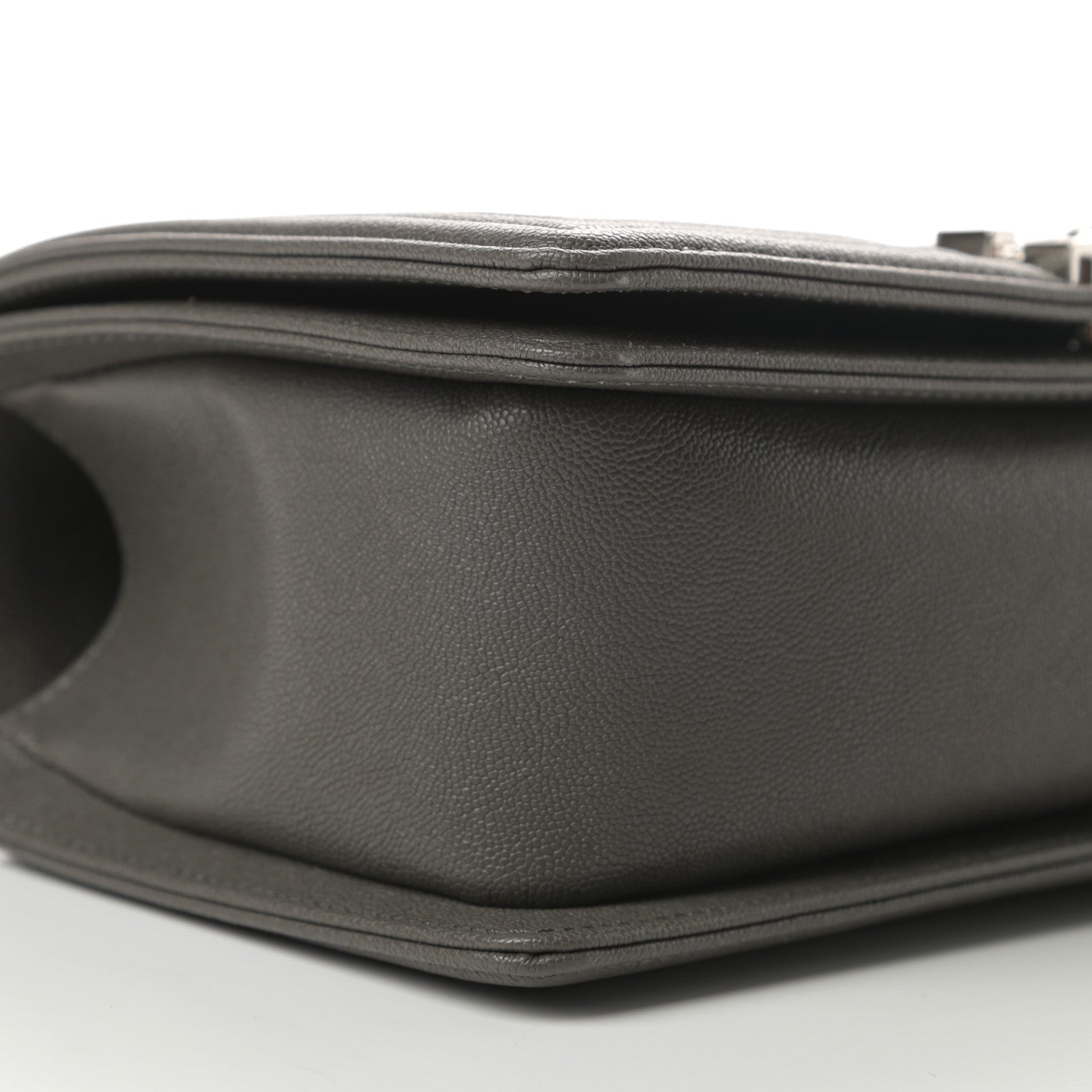 Chanel Caviar Quilted Medium Boy Flap Grey 9 of 13