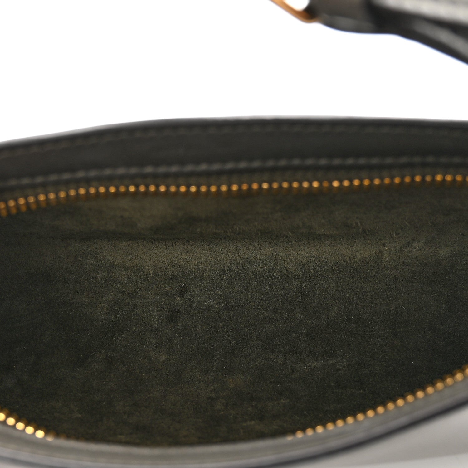 Celine Smooth Calfskin Cuir Triomphe Shoulder Bag Black 6 of 9