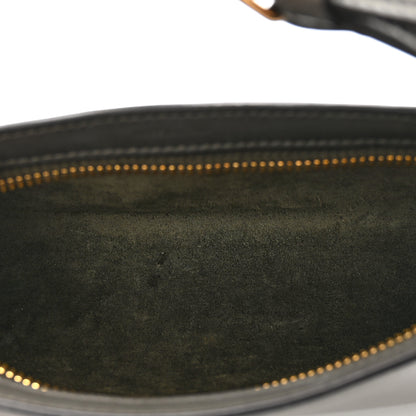 Celine Smooth Calfskin Cuir Triomphe Shoulder Bag Black 6 of 9