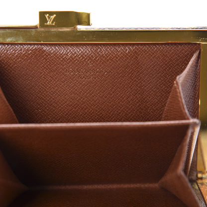Louis Vuitton Monogram French Kiss Lock Coin Purse 6 of 6