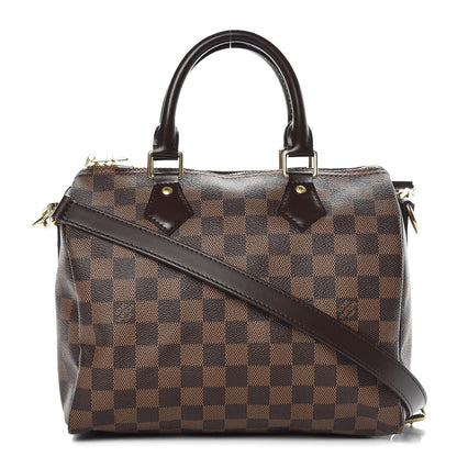 Louis Vuitton Damier Ebene Speedy Bandouliere 25 1 of 10